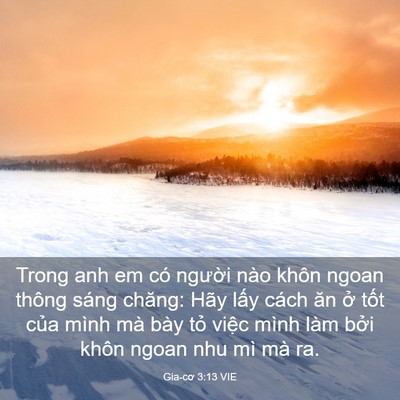 Picture 03 - Gia-cơ 3:13 VIE - Trong anh em có người nào khôn ngoan thông - Bible Verse Picture