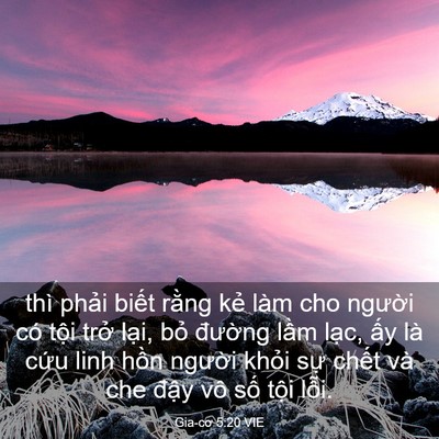 Picture 03 - Gia-cơ 5:20 VIE - thì phải biết rằng kẻ làm cho người - Bible Verse Picture