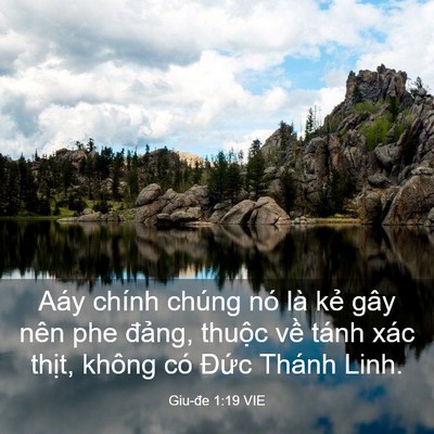 Picture 03 - Giu-đe 1:19 VIE - Aáy chính chúng nó là kẻ gây nên phe - Bible Verse Picture