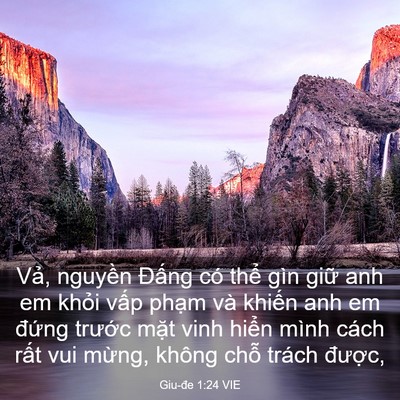 Picture 03 - Giu-đe 1:24 VIE - Vả, nguyền Đấng có thể gìn giữ anh - Bible Verse Picture