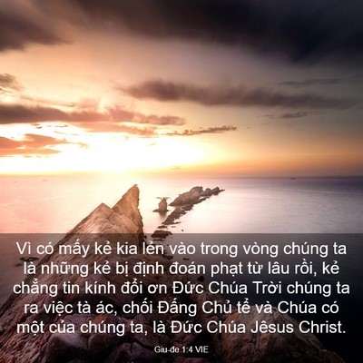 Picture 03 - Giu-đe 1:4 VIE - Vì có mấy kẻ kia lẻn vào trong vòng - Bible Verse Picture
