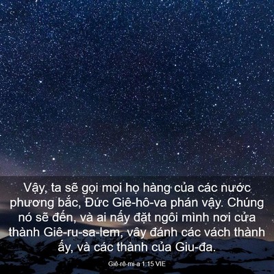 Picture 03 - Giê-rê-mi-a 1:15 VIE - Vậy, ta sẽ gọi mọi họ hàng của các - Bible Verse Picture