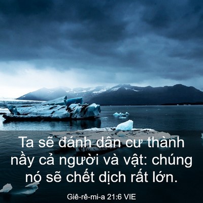 Picture 03 - Giê-rê-mi-a 21:6 VIE - Ta sẽ đánh dân cư thành nầy cả - Bible Verse Picture