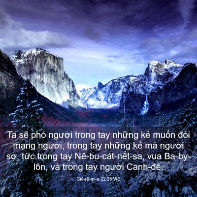 Picture 03 - Giê-rê-mi-a 22:25 VIE - Ta sẽ phó ngươi trong tay những kẻ - Bible Verse Picture