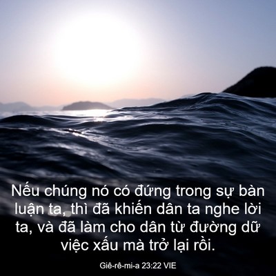 Picture 03 - Giê-rê-mi-a 23:22 VIE - Nếu chúng nó có đứng trong sự bàn - Bible Verse Picture
