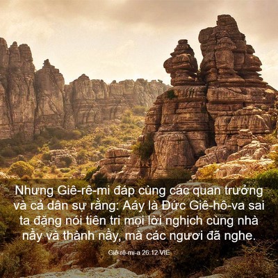 Picture 03 - Giê-rê-mi-a 26:12 VIE - Nhưng Giê-rê-mi đáp cùng các quan - Bible Verse Picture