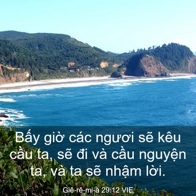 Picture 03 - Giê-rê-mi-a 29:12 VIE - Bấy giờ các ngươi sẽ kêu cầu ta, sẽ - Bible Verse Picture