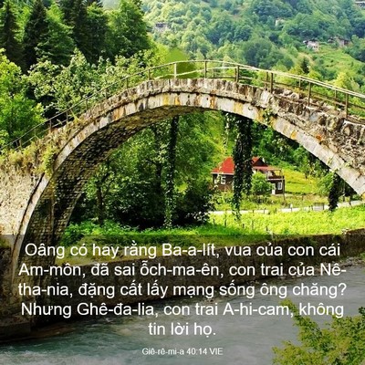 Picture 03 - Giê-rê-mi-a 40:14 VIE - Oâng có hay rằng Ba-a-lít, vua của con - Bible Verse Picture