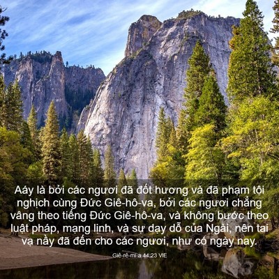 Picture 03 - Giê-rê-mi-a 44:23 VIE - Aáy là bởi các ngươi đã đốt hương - Bible Verse Picture
