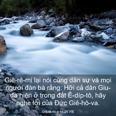 Picture 03 - Giê-rê-mi-a 44:24 VIE - Giê-rê-mi lại nói cùng dân sự và mọi - Bible Verse Picture