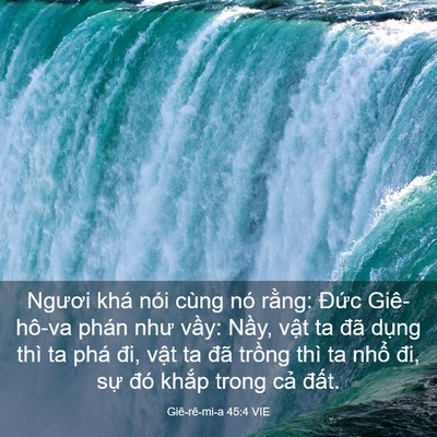 Picture 03 - Giê-rê-mi-a 45:4 VIE - Ngươi khá nói cùng nó rằng: Đức - Bible Verse Picture