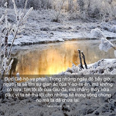 Picture 03 - Giê-rê-mi-a 50:20 VIE - Đức Giê-hô-va phán: Trong những ngày - Bible Verse Picture