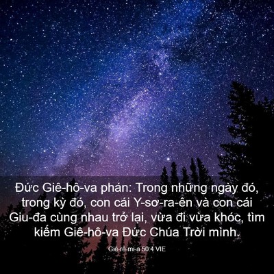 Picture 03 - Giê-rê-mi-a 50:4 VIE - Đức Giê-hô-va phán: Trong những ngày - Bible Verse Picture