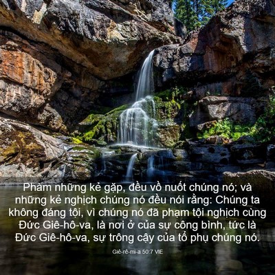 Picture 03 - Giê-rê-mi-a 50:7 VIE - Phàm những kẻ gặp, đều vồ nuốt - Bible Verse Picture