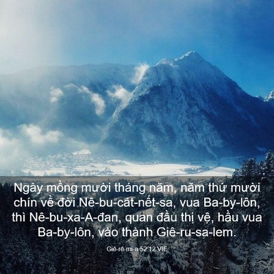 Picture 03 - Giê-rê-mi-a 52:12 VIE - Ngày mồng mười tháng năm, năm thứ - Bible Verse Picture