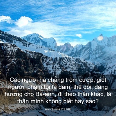 Picture 03 - Giê-rê-mi-a 7:9 VIE - Các ngươi há chẳng trộm cướp, giết - Bible Verse Picture