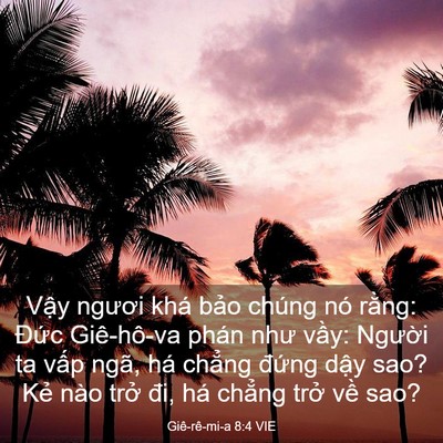 Picture 03 - Giê-rê-mi-a 8:4 VIE - Vậy ngươi khá bảo chúng nó rằng: - Bible Verse Picture