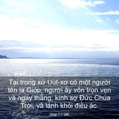 Picture 03 - Gióp 1:1 VIE - Tại trong xứ Uùt-xơ có một người tên - Bible Verse Picture
