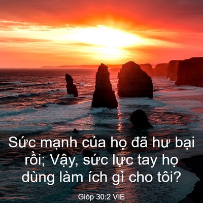 Picture 03 - Gióp 30:2 VIE - Sức mạnh của họ đã hư bại rồi; - Bible Verse Picture