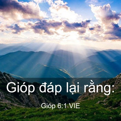 Picture 03 - Gióp 6:1 VIE - Gióp đáp lại - Bible Verse Picture
