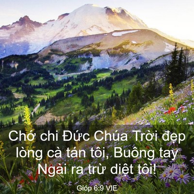 Picture 03 - Gióp 6:9 VIE - Chớ chi Đức Chúa Trời đẹp lòng cà - Bible Verse Picture