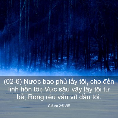 Picture 03 - Giô-na 2:5 VIE - (02-6) Nước bao phủ lấy tôi, cho đến - Bible Verse Picture