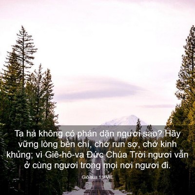 Picture 03 - Giô-sua 1:9 VIE - Ta há không có phán dặn ngươi sao? Hãy - Bible Verse Picture