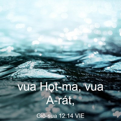 Picture 03 - Giô-sua 12:14 VIE - vua Họt-ma, vua - Bible Verse Picture
