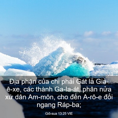 Picture 03 - Giô-sua 13:25 VIE - Địa phận của chi phái Gát là Gia-ê-xe, - Bible Verse Picture