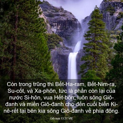 Picture 03 - Giô-sua 13:27 VIE - Còn trong trũng thì Bết-Ha-ram, - Bible Verse Picture