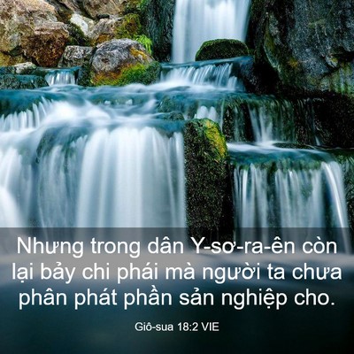 Picture 03 - Giô-sua 18:2 VIE - Nhưng trong dân Y-sơ-ra-ên còn lại bảy - Bible Verse Picture