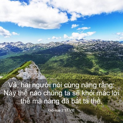 Picture 03 - Giô-sua 2:17 VIE - Vả, hai người nói cùng nàng rằng: Này - Bible Verse Picture