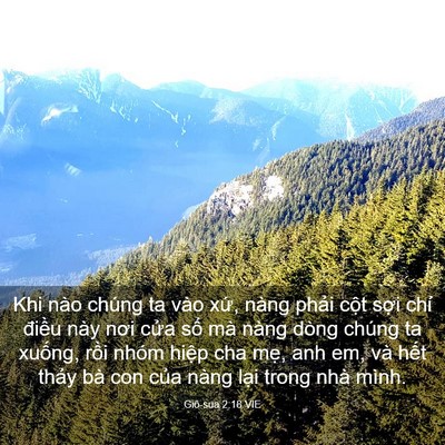 Picture 03 - Giô-sua 2:18 VIE - Khi nào chúng ta vào xứ, nàng phải cột - Bible Verse Picture