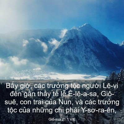 Picture 03 - Giô-sua 21:1 VIE - Bấy giờ, các trưởng tộc người Lê-vi - Bible Verse Picture