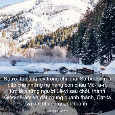 Picture 03 - Giô-sua 21:34 VIE - Người ta cũng lấy trong chi phái - Bible Verse Picture