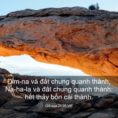 Picture 03 - Giô-sua 21:35 VIE - Đim-na và đất chung quanh thành, Na-ha-la - Bible Verse Picture