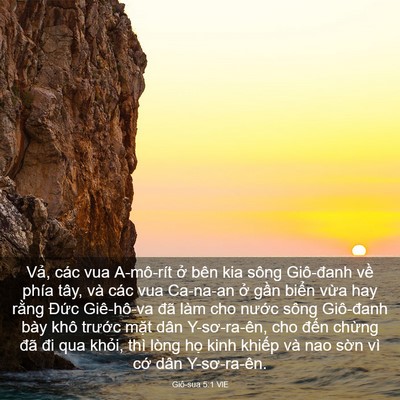 Picture 03 - Giô-sua 5:1 VIE - Vả, các vua A-mô-rít ở bên kia sông - Bible Verse Picture