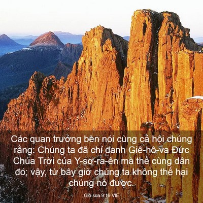 Picture 03 - Giô-sua 9:19 VIE - Các quan trưởng bèn nói cùng cả hội - Bible Verse Picture