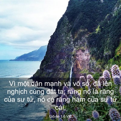 Picture 03 - Giô-ên 1:6 VIE - Vì một dân mạnh và vô số, đã lên - Bible Verse Picture
