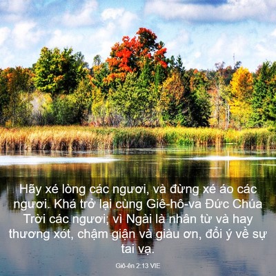 Picture 03 - Giô-ên 2:13 VIE - Hãy xé lòng các ngươi, và đừng xé áo - Bible Verse Picture