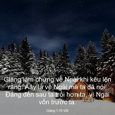 Picture 03 - Giăng 1:15 VIE - Giăng làm chứng về Ngài khi kêu lên - Bible Verse Picture