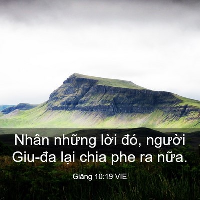 Picture 03 - Giăng 10:19 VIE - Nhân những lời đó, người Giu-đa lại - Bible Verse Picture