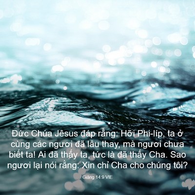 Picture 03 - Giăng 14:9 VIE - Đức Chúa Jêsus đáp rằng: Hỡi Phi-líp, - Bible Verse Picture
