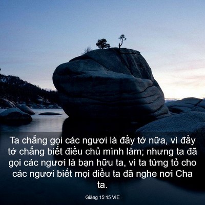 Picture 03 - Giăng 15:15 VIE - Ta chẳng gọi các ngươi là đầy tớ - Bible Verse Picture