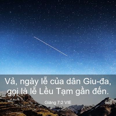 Picture 03 - Giăng 7:2 VIE - Vả, ngày lễ của dân Giu-đa, gọi là - Bible Verse Picture