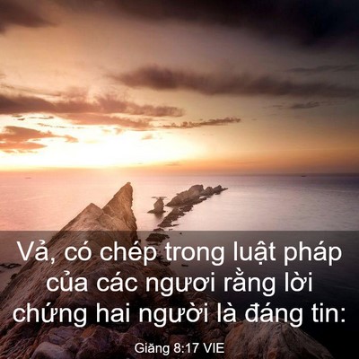 Picture 03 - Giăng 8:17 VIE - Vả, có chép trong luật pháp của các - Bible Verse Picture