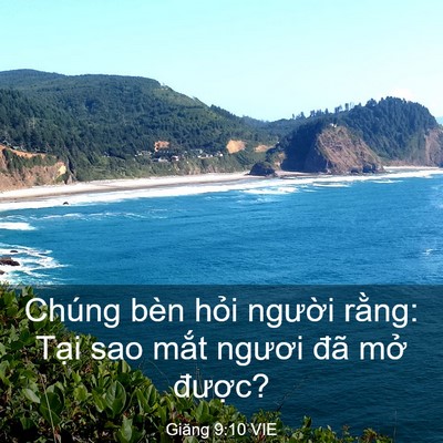 Picture 03 - Giăng 9:10 VIE - Chúng bèn hỏi người rằng: Tại sao - Bible Verse Picture