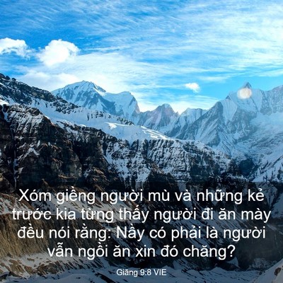 Picture 03 - Giăng 9:8 VIE - Xóm giềng người mù và những kẻ - Bible Verse Picture