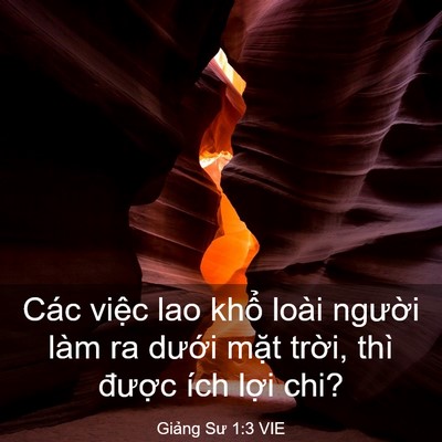 Picture 03 - Giảng Sư 1:3 VIE - Các việc lao khổ loài người làm ra - Bible Verse Picture
