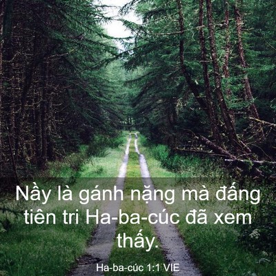 Picture 03 - Ha-ba-cúc 1:1 VIE - Nầy là gánh nặng mà đấng tiên tri - Bible Verse Picture